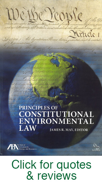 Prologue, “The Missing Constitution”, in Principles of Constitutional Environmental Law 